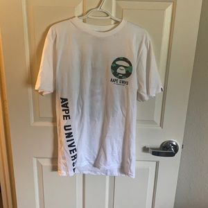 New bape t shirt!!! White with cool camo design!